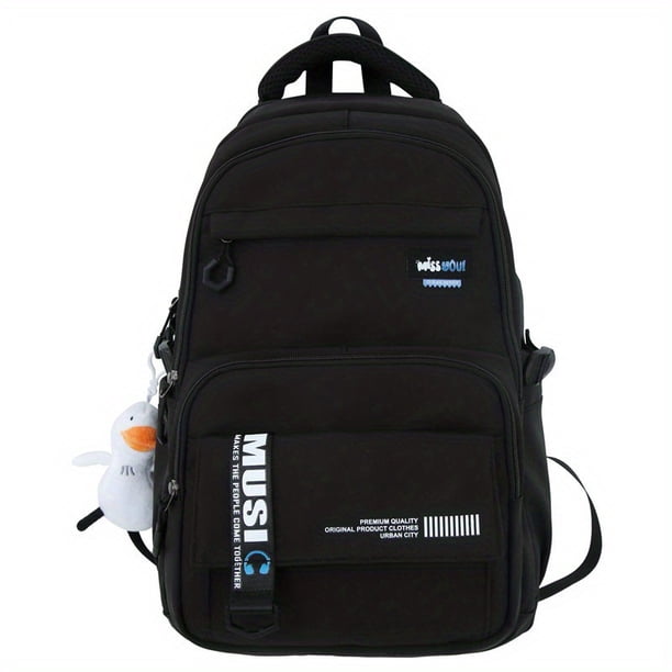 Mochila Kawaii Cute Preppy, Mochila Escolar Universitaria De Gran Capacidad, Mochila Informal Para Mujer Y Bolsa Para Computadora Portátil