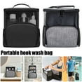 thumbnail image 2 of CIVG Mesh Shower Caddy Bag Portable Hanging Shower Tote Bags with Hook Travel Toiletry Bag for Men and Women Large Cosmetics Makeup Organizer (Black) 9.8x8.9x5.7", 2 of 9