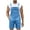 Blue2, variant on Men's Casual Denim Overalls Button Front Jumpsuit Comfortable Bib Pants for Daily Wear All Season Durable Stretch Jeans