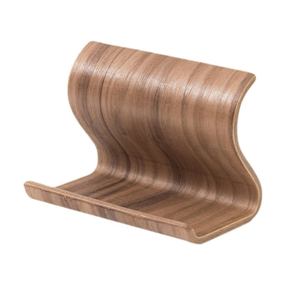 Soporte para teléfono, accesorio de escritorio, universal, estable, antideslizante, para oficina Marrón l