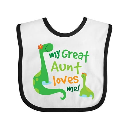 Great Aunt Bib - My Great Aunt Loves Me Baby Bib