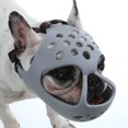 thumbnail image 2 of HAOAN Dog Muzzle for Short Snout Dogs Breathable Holes Biting Chewing, 2 of 7