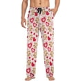 thumbnail image 3 of Top-kevin Multi- Valentines Monkey Pajama Pants for Men PJs Bottoms Sleep Lounge Pants with Pockets, S M L XL XXL, 3 of 13