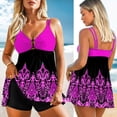 thumbnail image 3 of Women's Conservative Two-Piece Bikini Shorts Swimsuit Skirt, 3 of 5