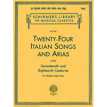 Aerie Stars - 24 Italian Songs & Arias - Medium High Voice (Book Only) : Medium High Voice