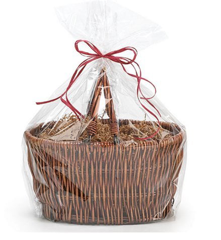 CakeSupplyShop Extra Large Jumbo Cellophane Bags Gift Basket 30 x 40 Inch wi... 