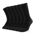 thumbnail image 1 of Calcetines deportivos para entrenamiento de tripulación SOX TOWN, unisex, negros, talla L, 1 of 6