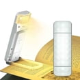 thumbnail image 2 of USB Reading Light with Clip - 3 Color Modes & 5 Brightness Levels, 500mAh Rechargeable Book Light for Bed, Travel, Tablet - Eye-Care Timer Function, White, 2 of 5