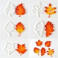 thumbnail image 4 of Silicone Maple Leaf Epoxy Resin Molds Keychain Pendant Molds DIY Cup Mat Molds Crafts Casting Molds, 4 of 5