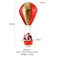 thumbnail image 2 of Globo De Aire Caliente Colgante Con Decoración Colgante De Fiesta De Adorno De Navidad De Papá Noel Inevent HA039114-00, 2 of 6