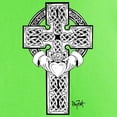 thumbnail image 3 of CafePress - Claddagh Cross Light T Shirt - Light T-Shirt - CP, 3 of 4