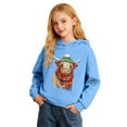 thumbnail image 4 of Gyujnb Youth Hoodie Shaggy Cow Print Cool Warm Versatile Pullover for Daily Casual Outings (Toddler, Big Boys),13-14 Years, 4 of 7