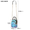 thumbnail image 2 of ALAZA Chain Crossbody Bags for Women Shark Coral under Sea Shoulder Handbag Phone Purse, 2 of 5