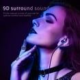thumbnail image 2 of WILLED Neckband Bluetooth Headphones with Mic, Sport V5.2 Wireless Earbuds 120H Playback LED Power Display Earphones, HiFi Stereo 8 EQ Sound Effects, Portable Sweat Proof Headset for Music Gym Running, 2 of 9