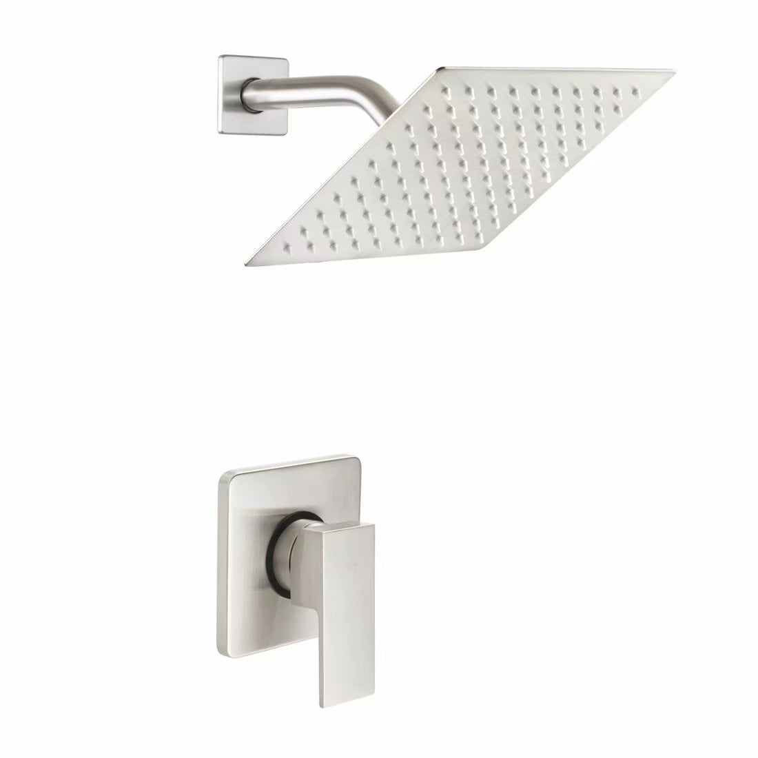 POP Shower Only Faucet Set Brushed Nickel, Bathroom Rain Mixer Shower