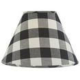 thumbnail image 2 of Wicklow Check Lampshades - Black & Cream - Park Designs, 2 of 2