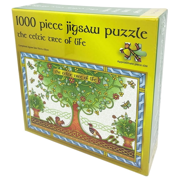 Royal Tara Puzzle Peacock 1000 Piece Jigsaw Celtic Knotwork
