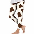 thumbnail image 2 of LUGOGNE Toddler Girls Leggings Cow Print Full Length Yoga Pants Comfortable Soft Stretchy School Daily Play Bottoms, 2 of 9
