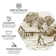 thumbnail image 3 of Kdxio Plowed Field With Horses Funny Coasters,4 Pcs Leather Coasters,Housewarming Gifts,Protect Furniture from Water Marks Scratch and Damage, 3 of 6