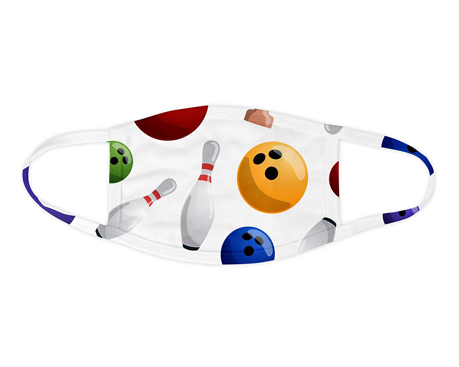 Paper Blast Bowling Face Mask Washable Face Covering