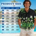 thumbnail image 5 of Psesaysky St. Patrick's Day Sleeveless Dress for Women Couples Matching Outfit Shirts&Sundress for His and Her Green Leaves Piano Short Sleeve Button Down Shirts,S-5XL, 5 of 7