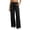 Black, variant on Vixolx Baggy Sweatpants for Women Straight Stretchy Solid Color Casual Sports Trousers Wide Leg Pants with Pocket