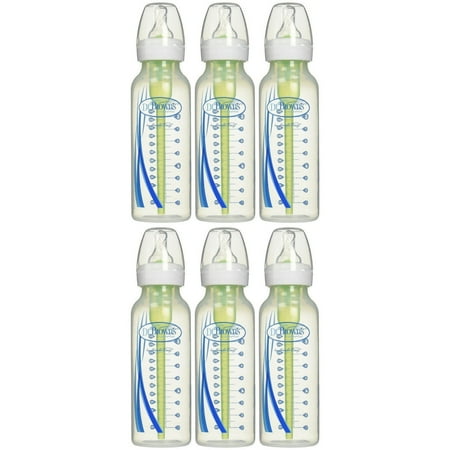 Dr. Brown's 8 Oz Narrow Bottles, 6-Pack