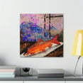 thumbnail image 3 of Salmon in Impasto. - Canvas, 3 of 10