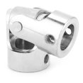 thumbnail image 1 of Rdeghly Universal Coupling, Shaft Joint, Motor Connector, Nickle Plated Iron Universal Joint, Easy Installation Practical For Model Ships Model Cars, 1 of 1