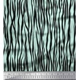 thumbnail image 1 of Soimoi Green Crepe Silk Fabric Wild Animal Skin Printed Fabric 1 Yard 42 Inch Wide, 1 of 1
