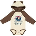 thumbnail image 3 of Inktastic Happy Birthday Daddy Cute Boy Boys Long Sleeve Baby Bodysuit, 3 of 5