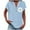 Sky Blue, variant on Puntoco Summer tops for women Clearance,Womens Summer Tops Short Sleeve Shirts V Neck Tshirts Casual Dressy Beach Vacation Clothes Yellow 10(XL)