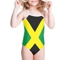 thumbnail image 2 of SEANATIVE Jamaica Flag Kids Swimwear One Piece Casual Toddler Girl Bathing Suit for Girls Durable Beach Tankini Swimsuit for Girls Size 11-12, 2 of 5