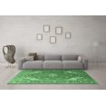 thumbnail image 3 of Ahgly Company Indoor Square Persian Emerald Green Traditional Area Rugs, 7' Square, 3 of 4