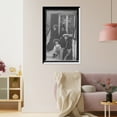 thumbnail image 3 of Historic Framed Print, [Three women and a girl in hats, seated on steps of house], 17-7/8" x 21-7/8", 3 of 9