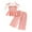 Pink, variant on Toddler Girls Summer Outfits Toddler Girl Clothes Sleeveless Ruffle Tops Linen Pants Set Summer Outfits Back to School Clothes Red,4-5 Years