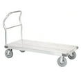 thumbnail image 2 of Platform Truck - Aluminum Diamond Deck, 48 x 24, 1200 Lb. Capacity, 8" Pneumatic Casters, 2 of 4