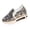 Silver, variant on Women's Slip On Mesh Sneakers with Floral Embroidery Sparkly Sequin Breathable Arch Support Slip On Platform Shoes with Hidden Wedge Heel Walking Shoes 10 Wide Silver