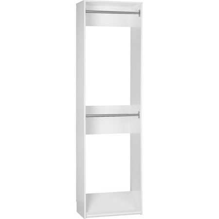 Systembuild Closet Organizer 24 Inch Expander White
