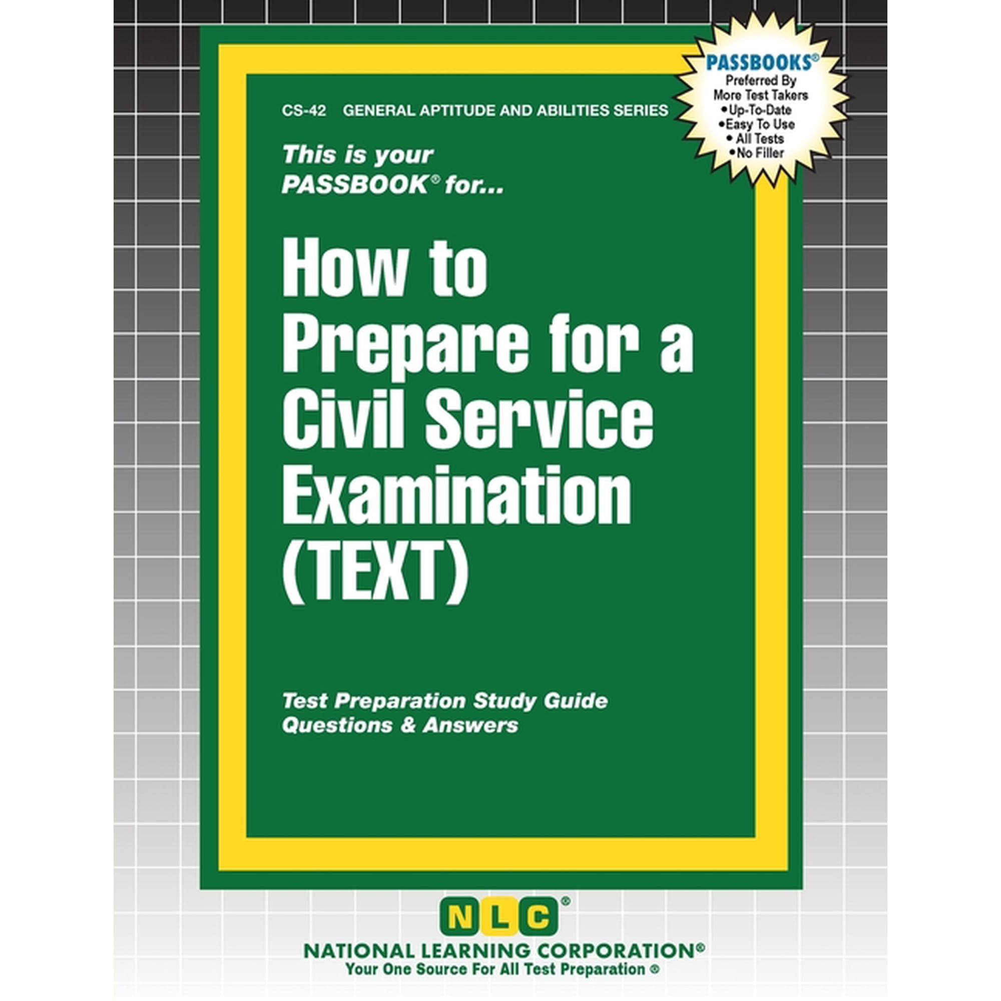 General Aptitude and Abilities How to Prepare for a Civil Service Examination (TEXT), Book 42, (Paperback)