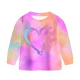 thumbnail image 6 of TAmten 1T 2T 3T 4T 5T 6T Toddler Baby Girl Fall Clothes Set Long Sleeve T-shirt Tops Pants Little Kids School Wear Outfits 2Pcs(Purple,2-3 Years), 6 of 7