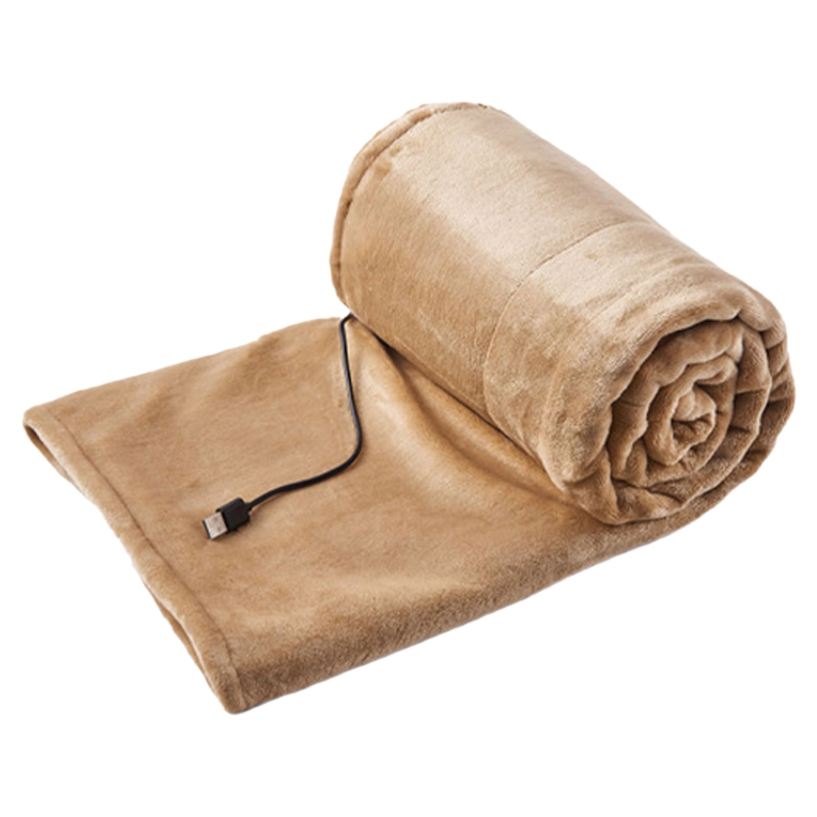 Usb Electric Blanket Cozival Usb Electric Heated Blanket, 39X31 Inch Throw, 3 Heat Settings with Auto Shut-Off, Machine Washable Cordless for Indoor and Camping, Throw Heated Camping, Yellow