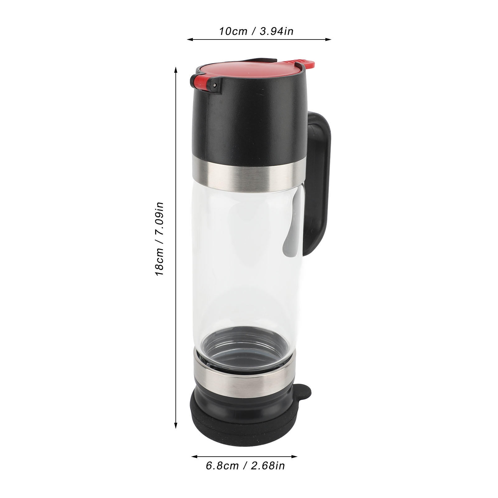 BIMZUC 300ml Leak‑Proof Glass Syrup Dispenser – No‑Drip, Heat‑Resistant, Easy‑Clean, Multi‑Use Honey & Sauce Bottle