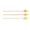 Bright Yellow, variant on BambooMN 4.7" Premium Decorative Green Flower End Bamboo Cocktail Sandwich Fruit Drink Skewer Picks, 100 Pieces