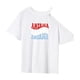 thumbnail image 3 of Camiseta para mujer verano ajuste regular cuello redondo camiseta básica para trabajo camping playa SG, 3 of 7