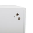 thumbnail image 3 of Modern Fashion Nightstand, 2 Piece Wall Mounted, Minimalist Bedroom Organizer, White, 3 of 8