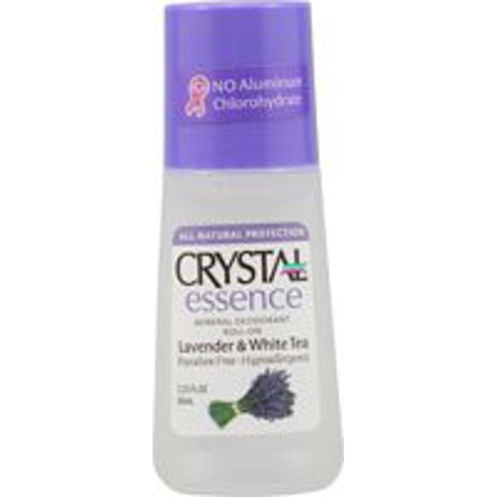 Crystal essence Deodorant RollOn, Lavender and White Tea 2.25 fl. oz