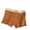 Orange, variant on NTACZA Mens Briefs No Fly High Waist Cotton Boxer Briefs Stretch Ribbed Boxer Briefs for Men Pack L