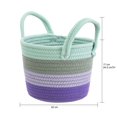 thumbnail image 4 of Way To Celebrate Rope Basket Blue, 4 of 8