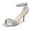 Fine Silver Glitter, variant on Dove Leopard Comfortable and Stylish Stiletto Heels for Women – Open Toe Sandals Ankle Strap Dress Shoes Heel